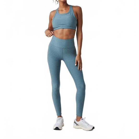 NEW VUORI clean elevation legging in smoke blue heather - Picture 3 of 4